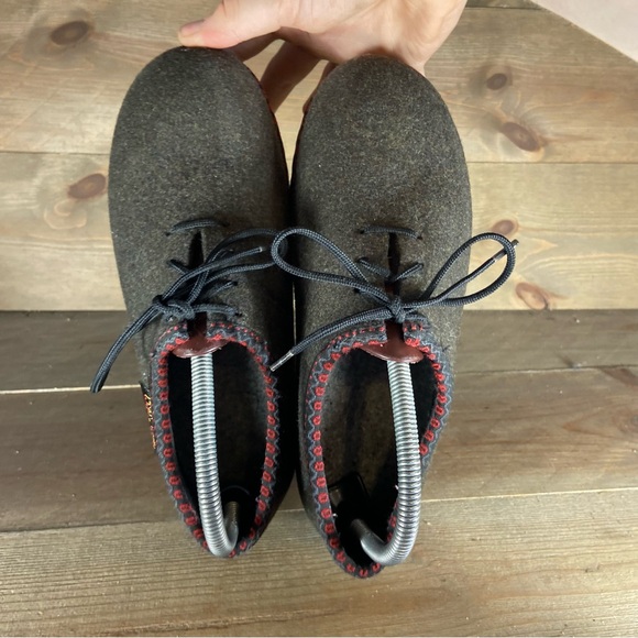 Stegmann wooly n wild womens size 7 shoes gray wool comfort lace up sneakers - Picture 5 of 8